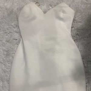 White sequin bodycon dress